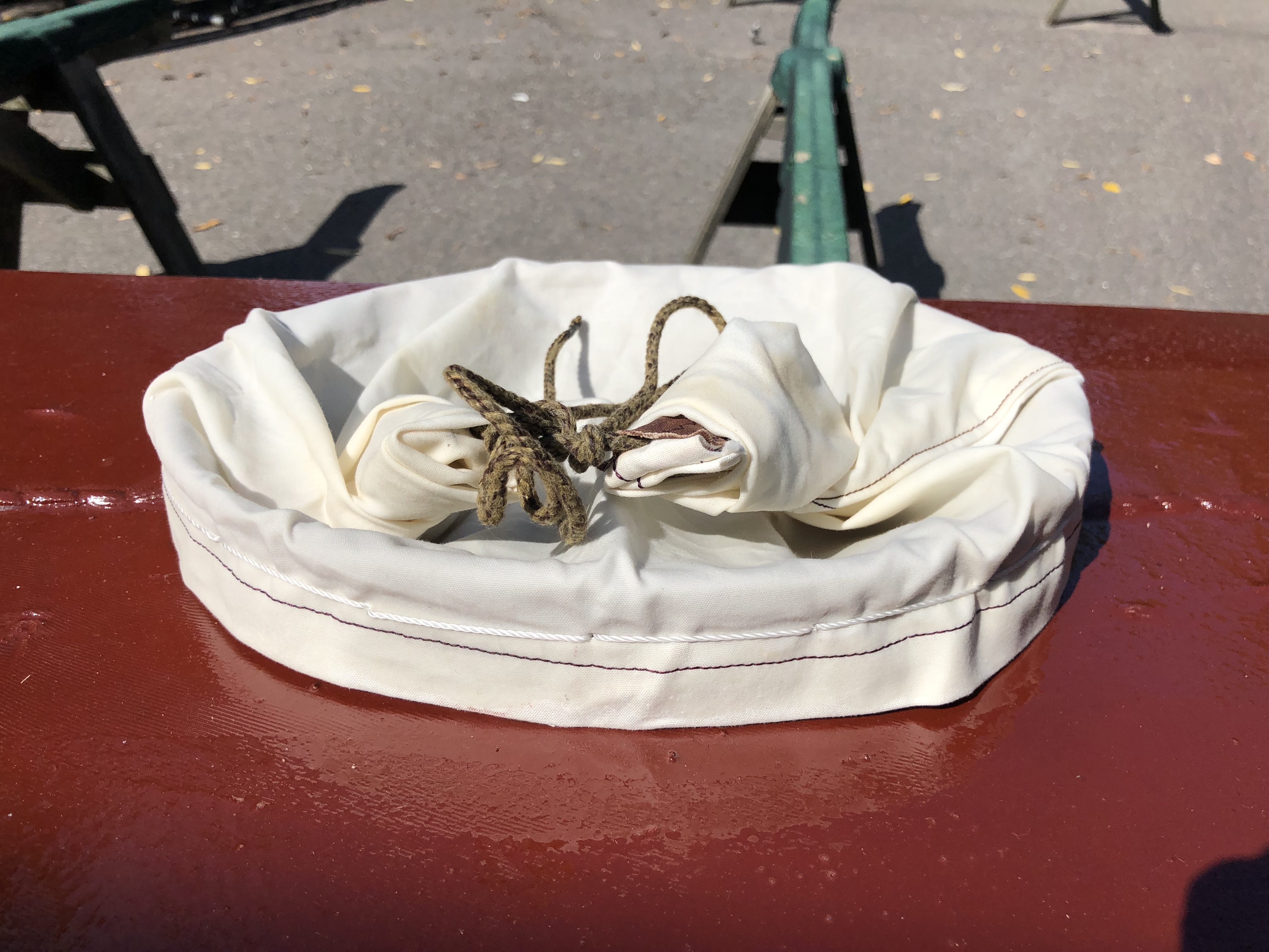 Lo tech hatch sewn on