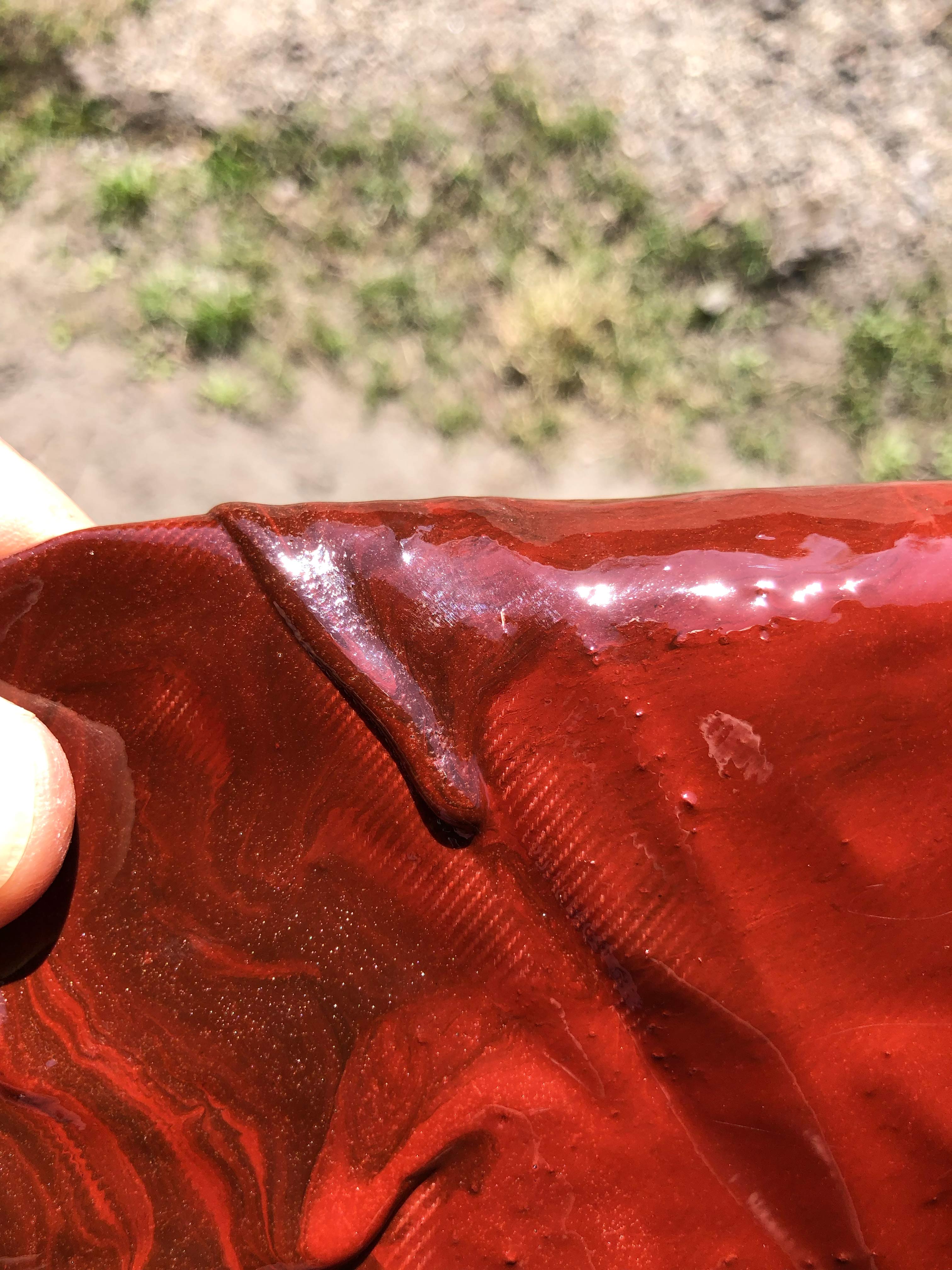 Up to 5mm thick and way too much pigment