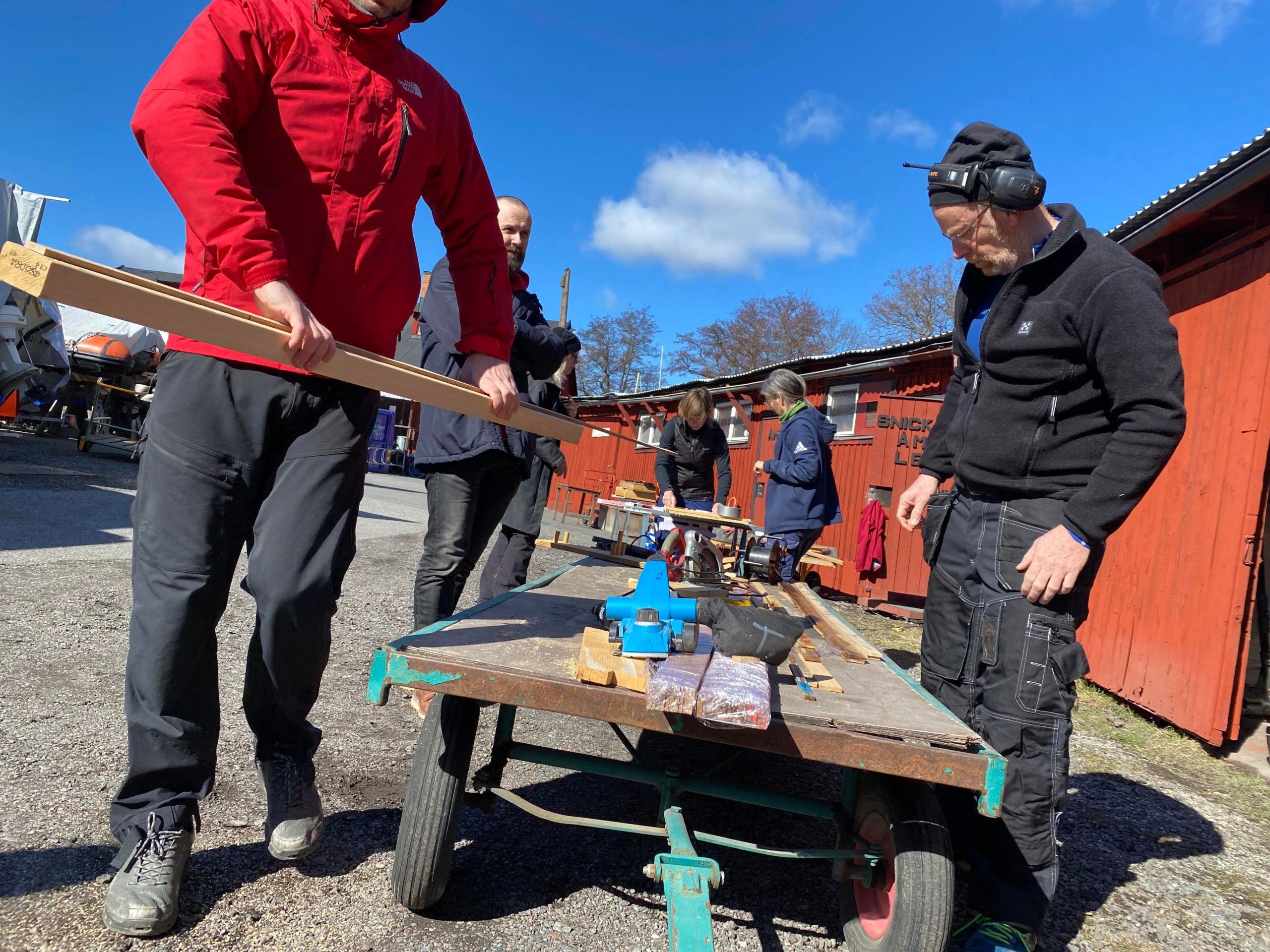 The first actual hands on work