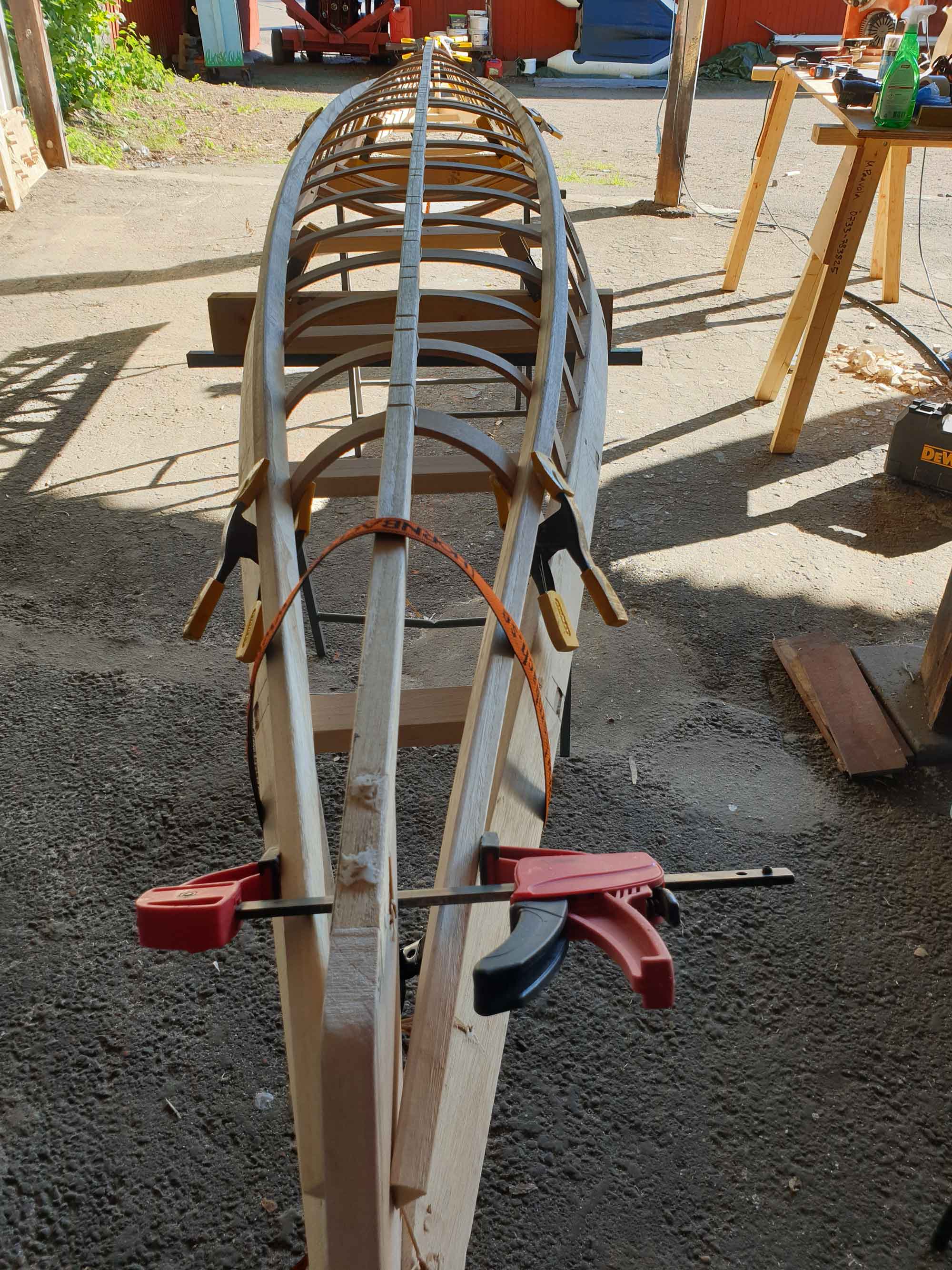 Fair curves clamped right