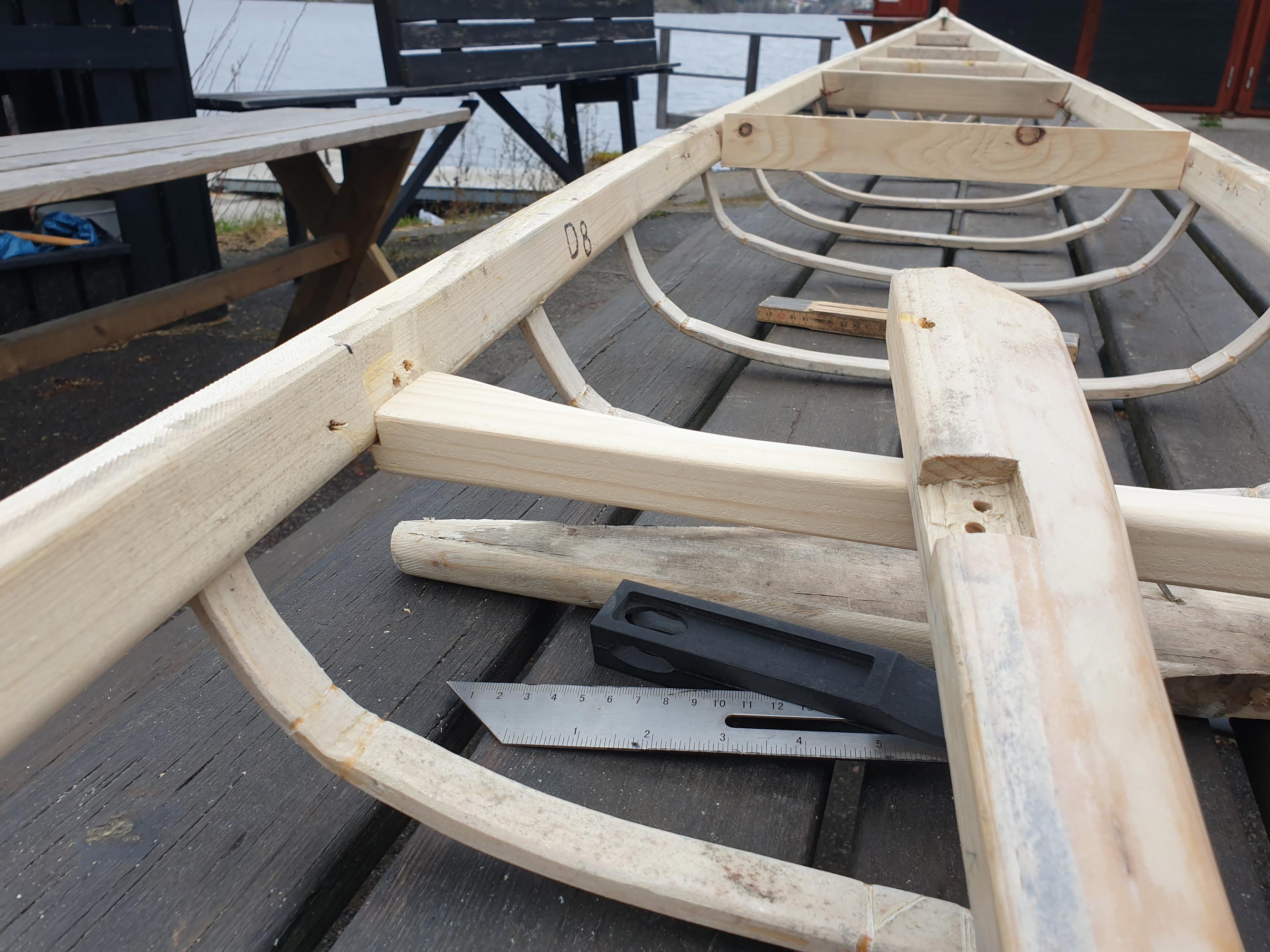 I will raise the stern but also add some skeg effect