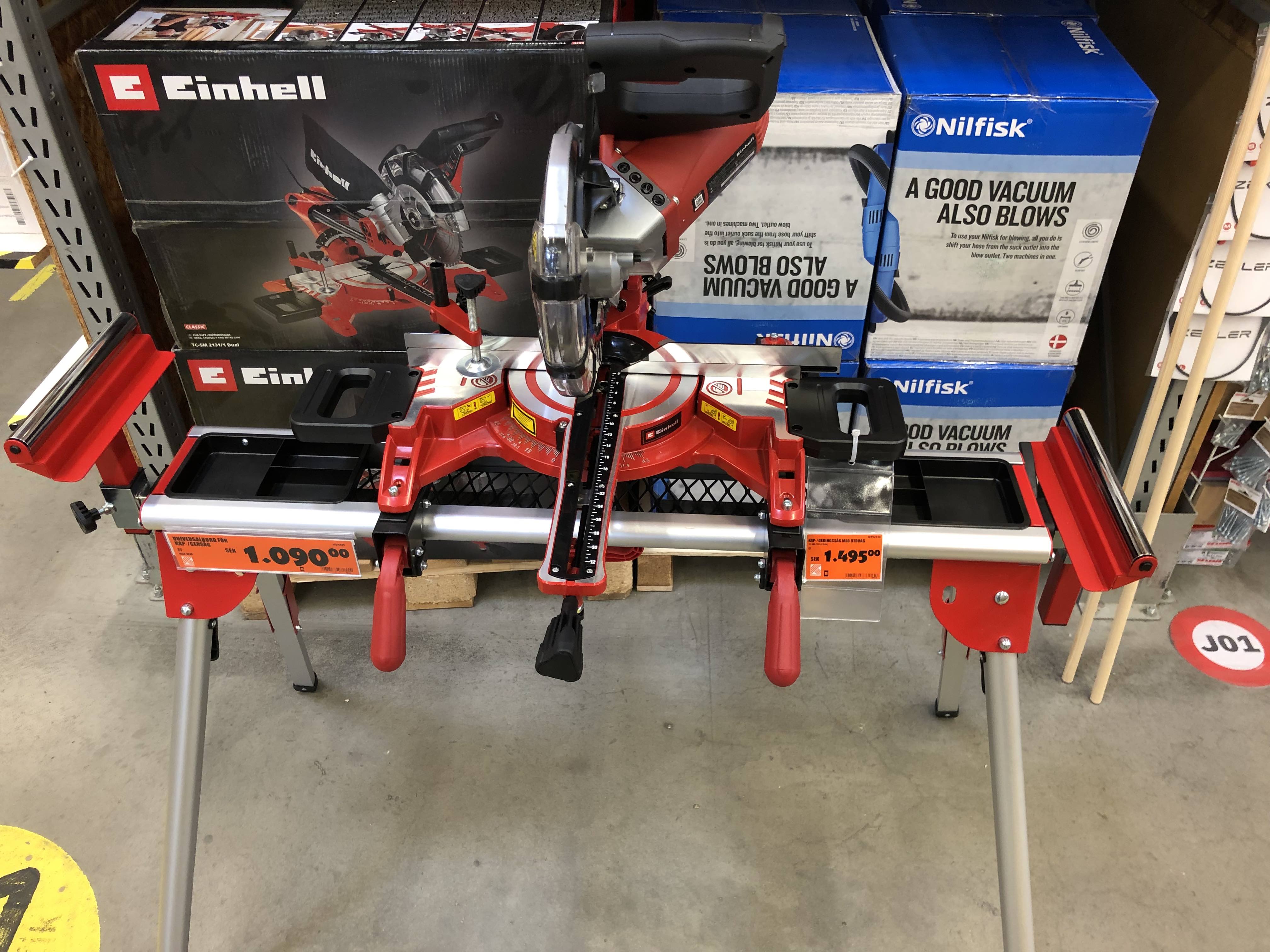 A compound miter saw would be nice to have
