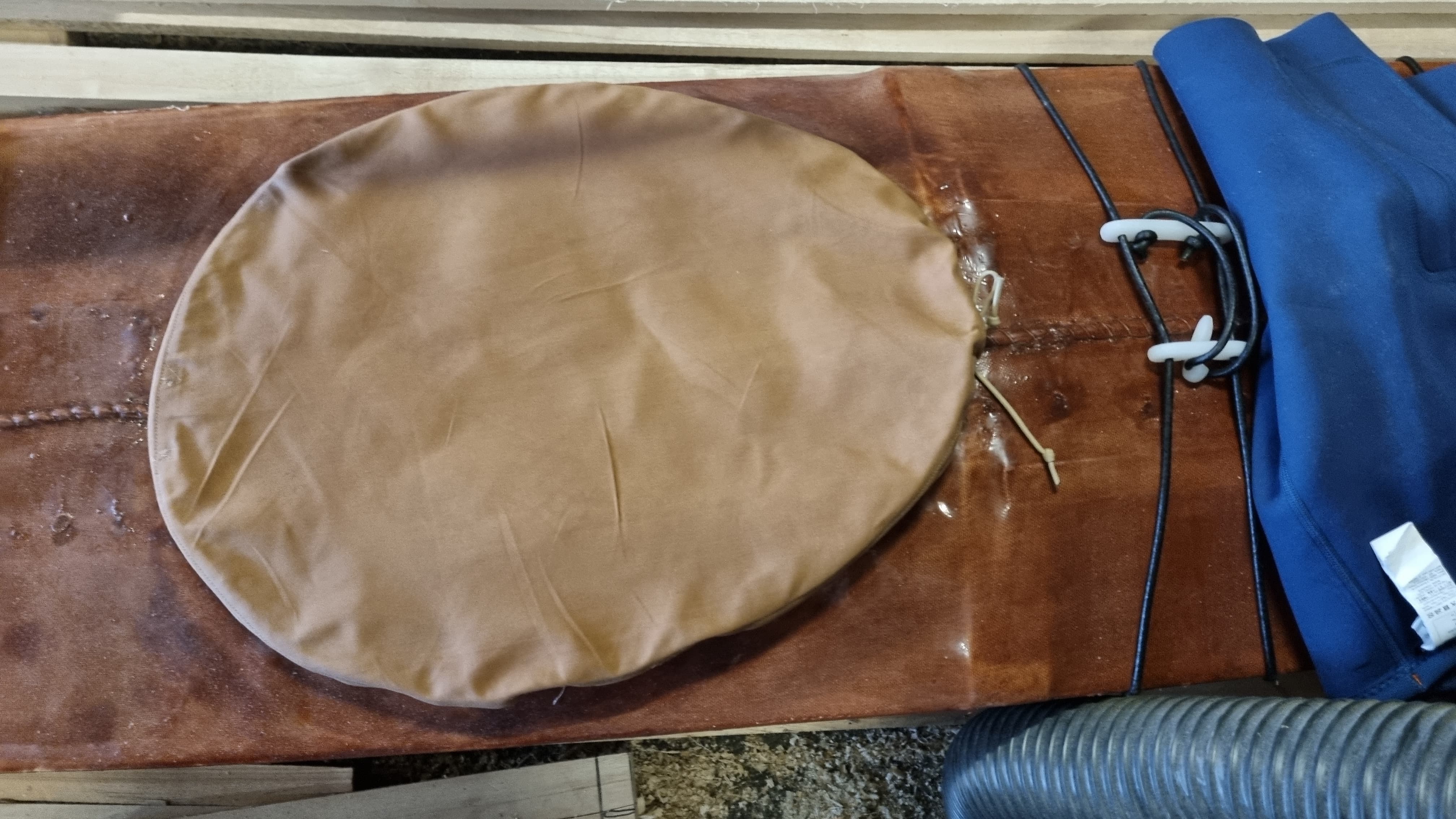This cockpit cover was made from one piece of fabric