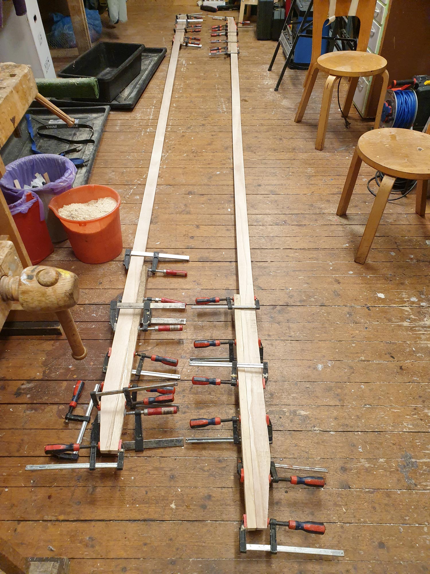 Stem pieces to make a nice rounded bow and stern