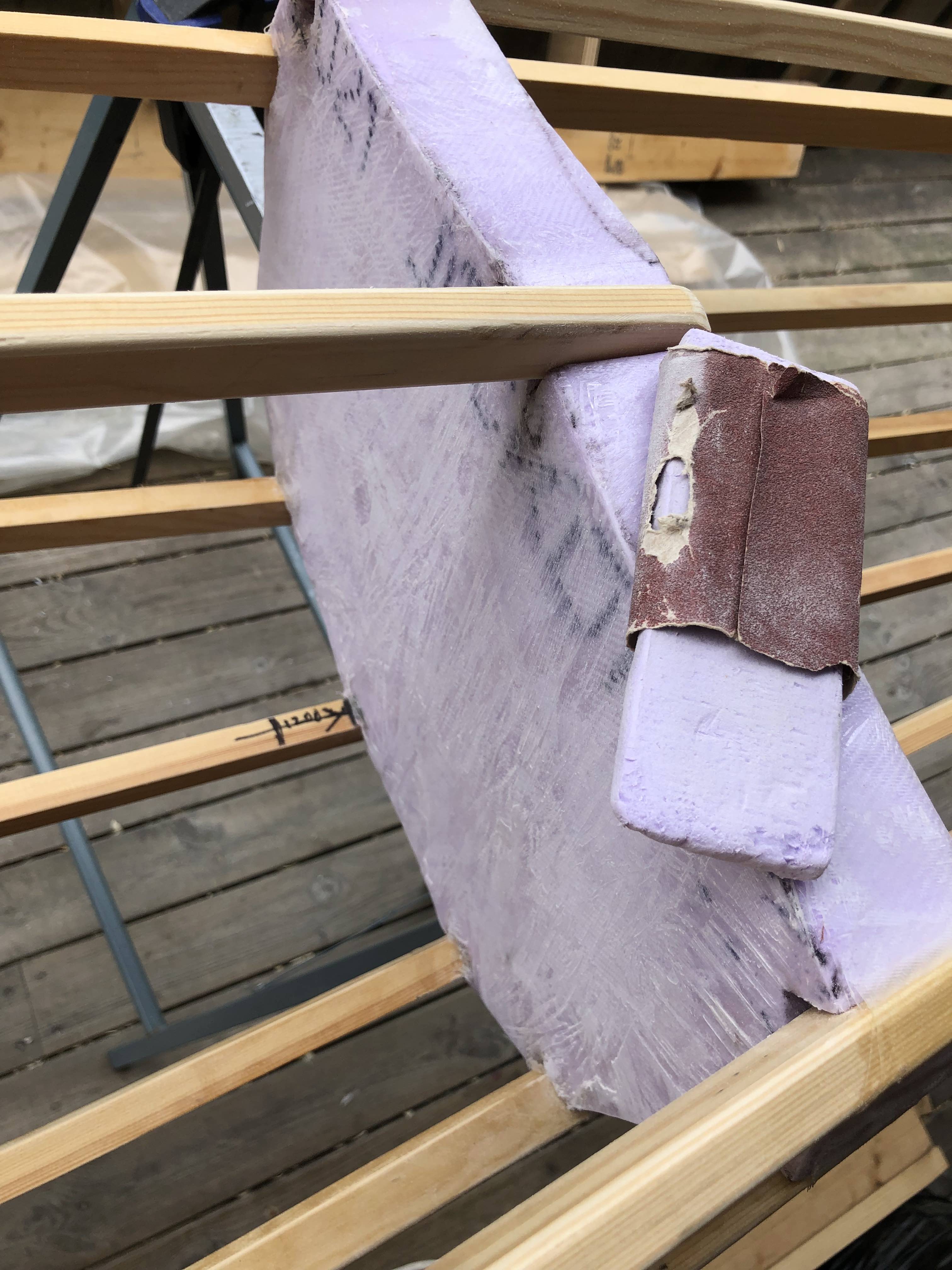 Some more sanding