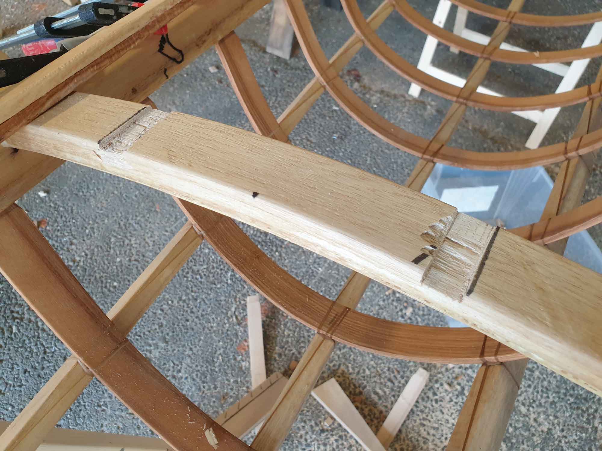 Went crazy with the chisel
