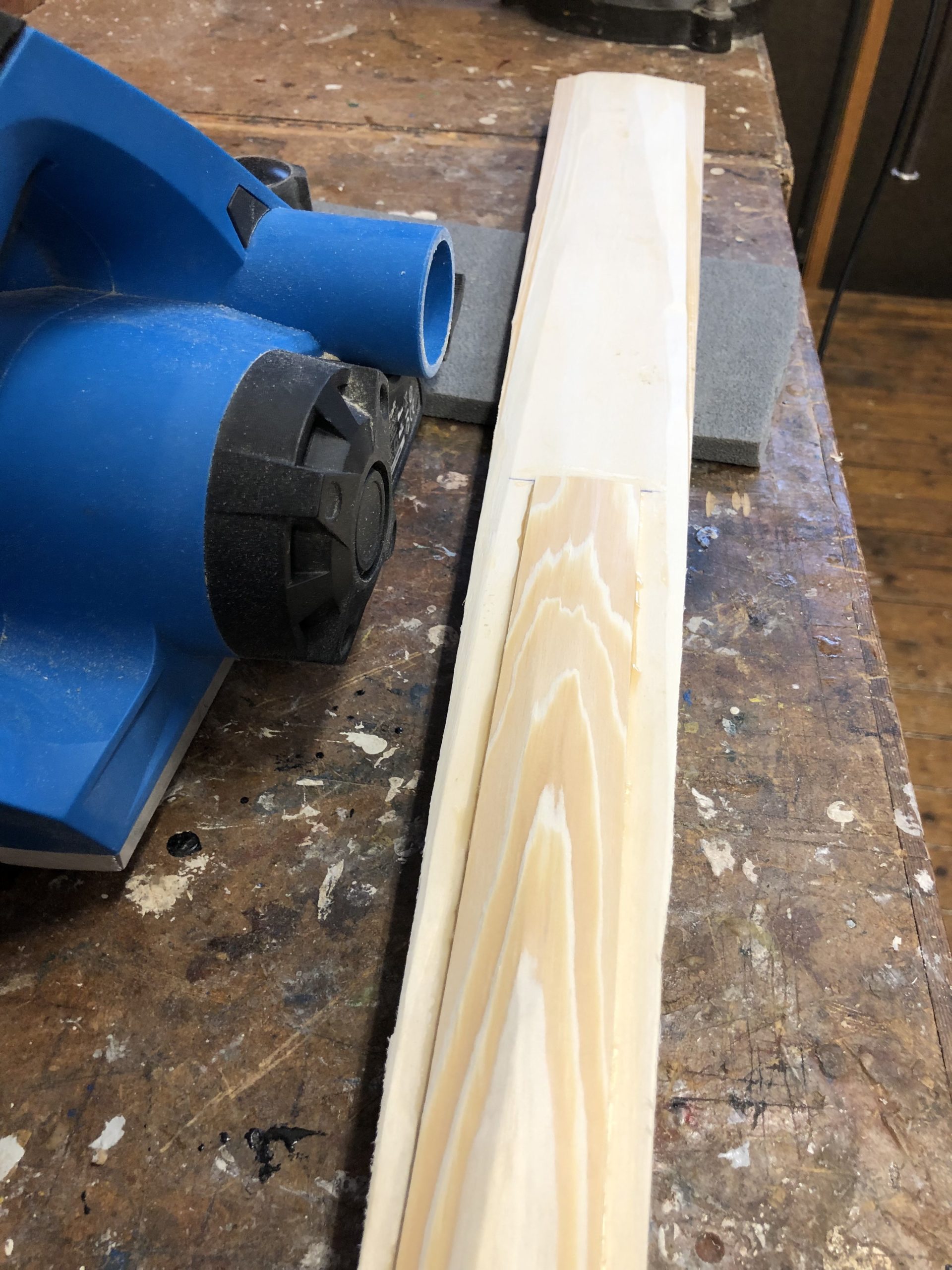 Power planer or by hand, up to you