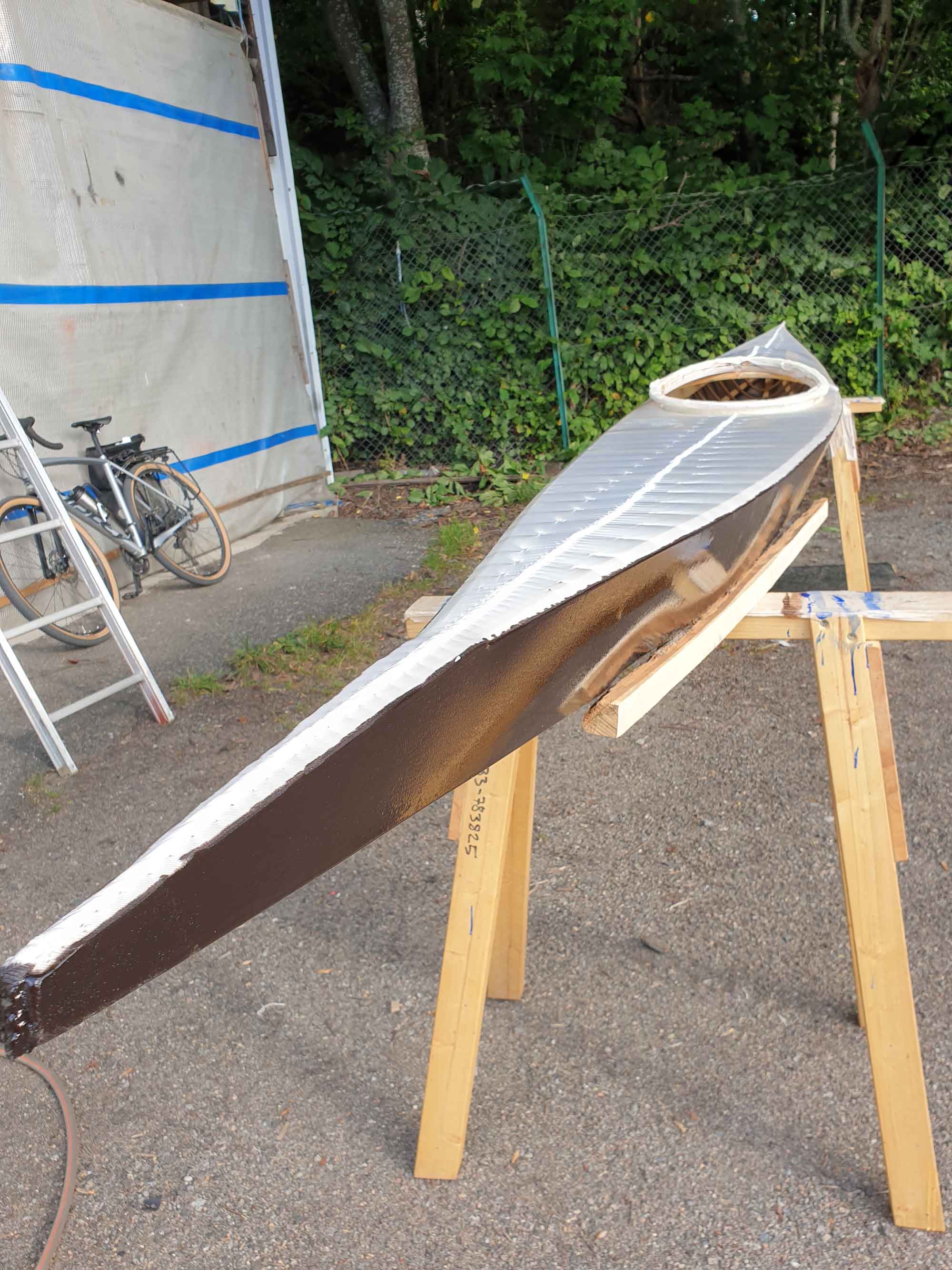 Waiting for the top coat