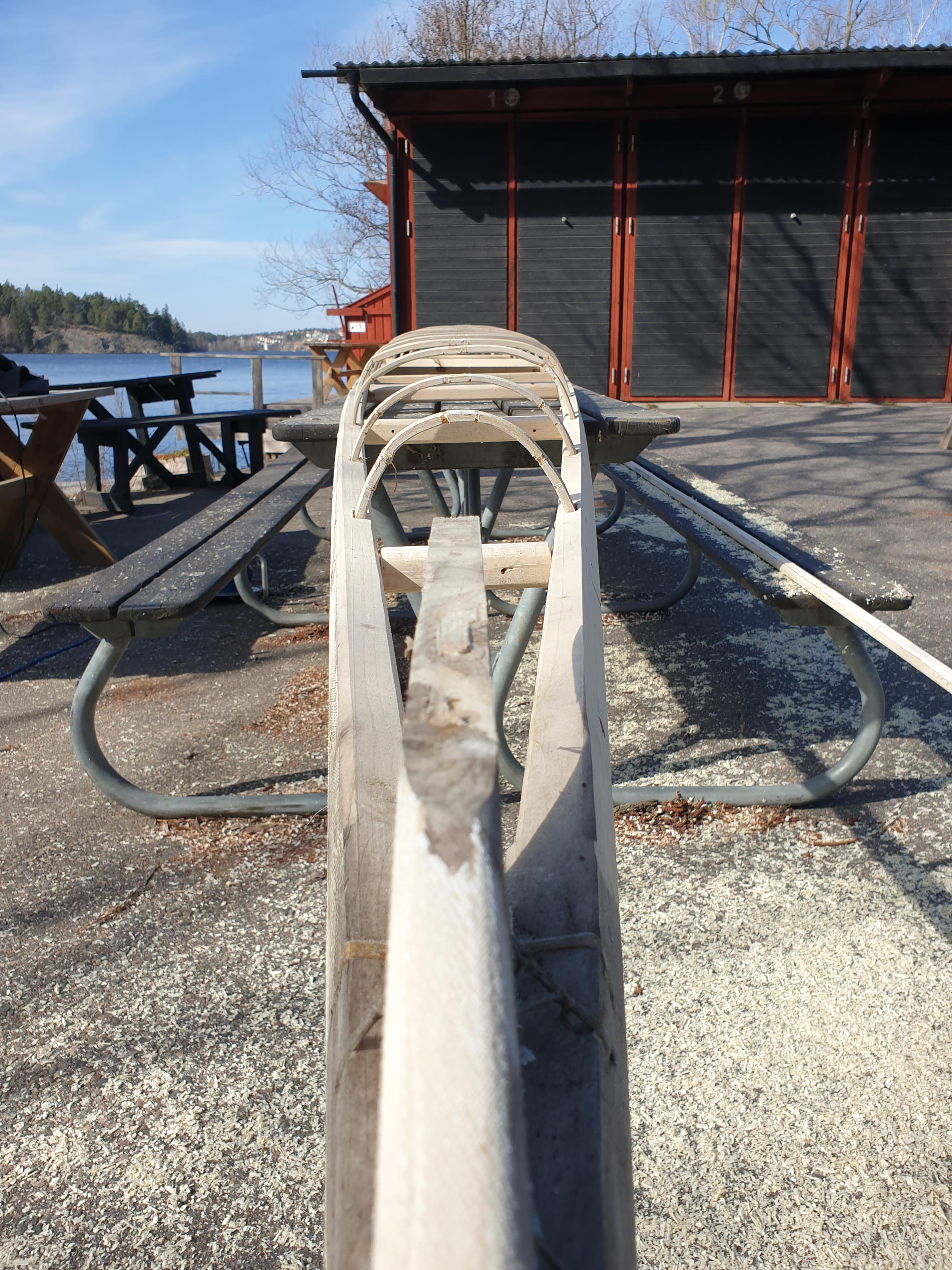 I will raise the stern but also add some skeg effect