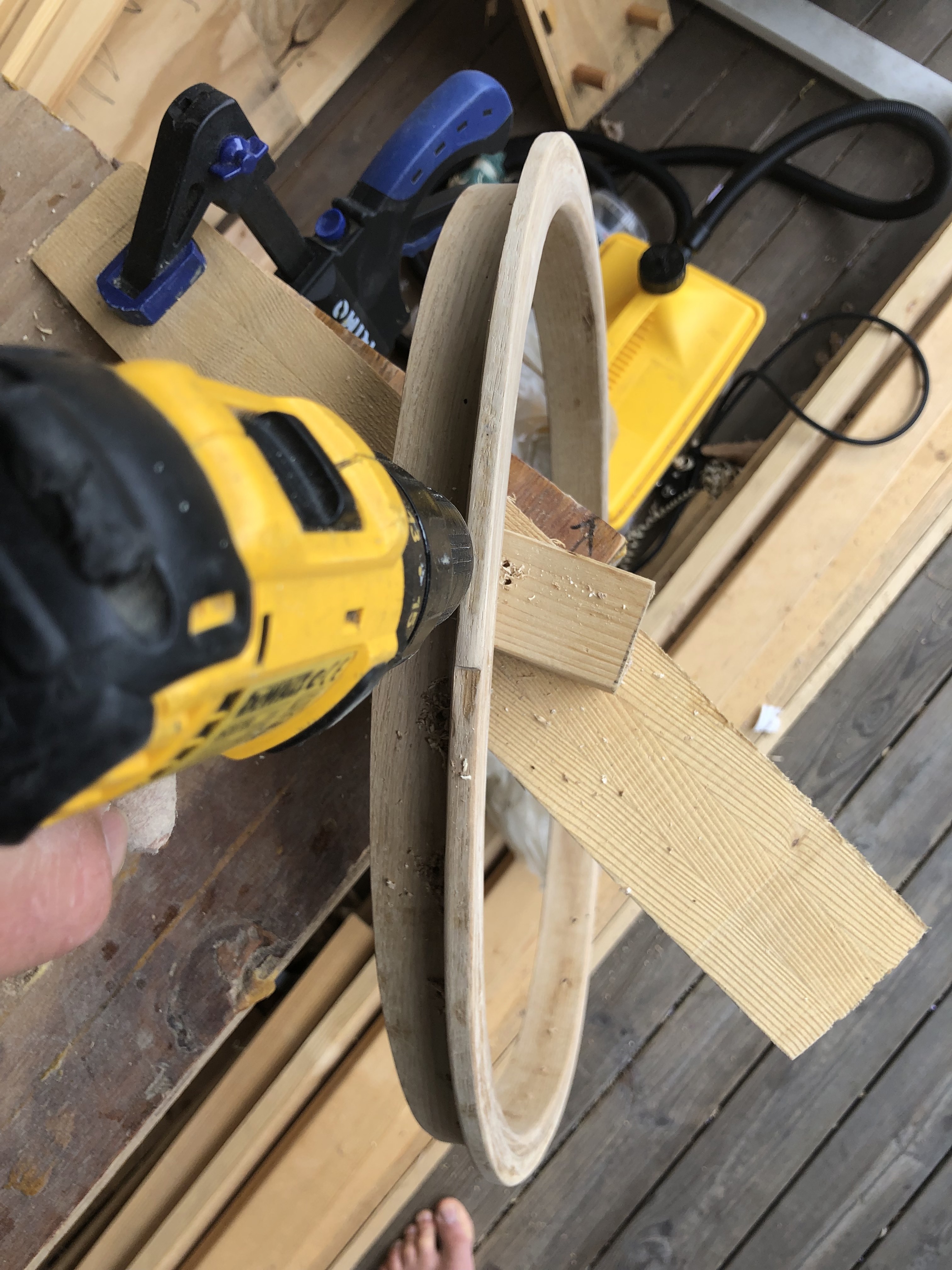 Broke the drill bit in first hole