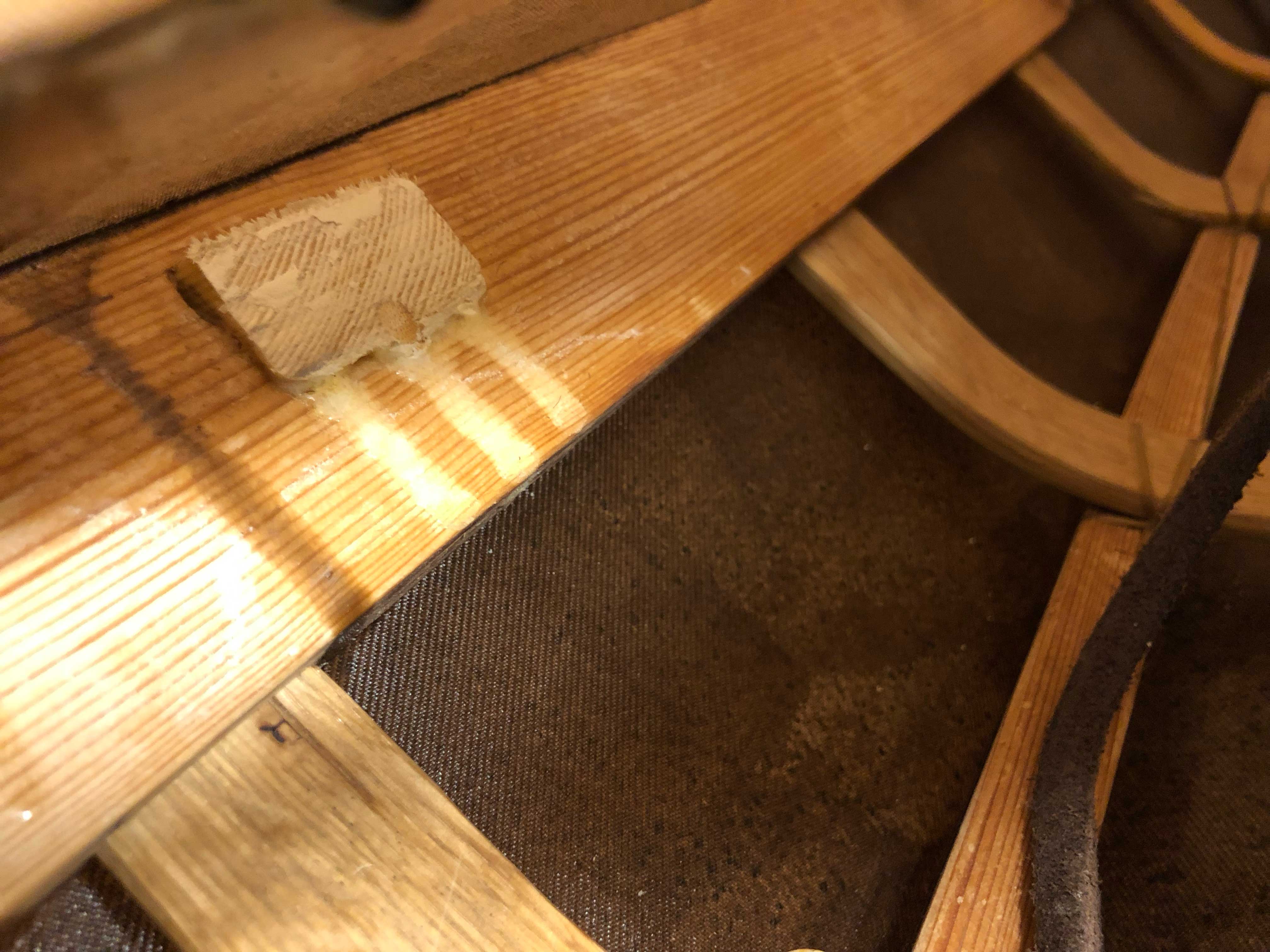 The beam is cut